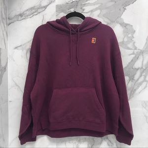 Nike Court Heritage Tennis Pullover Hoodie | L